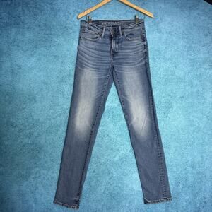 American Eagle Jeans Mens 29x32 AirFlex Plus Blue Skinny Fits 28x30